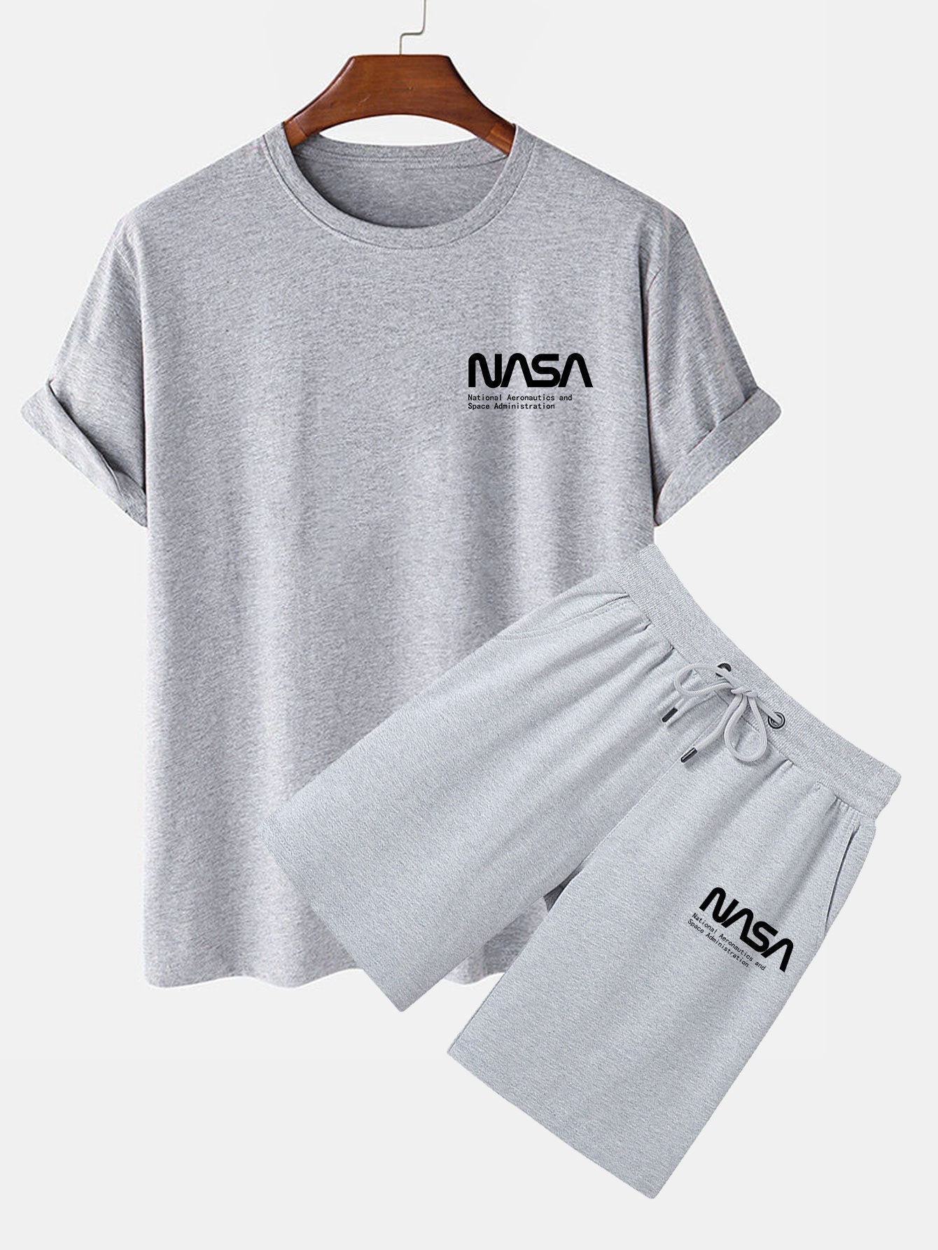 NASA Print T-Shirt & Shorts