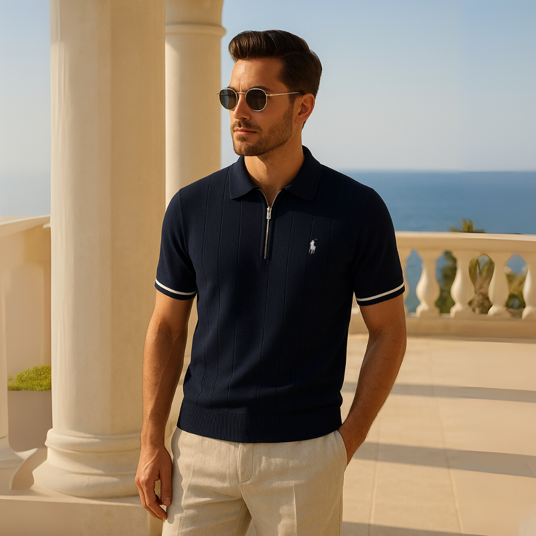Premium Zip Polo