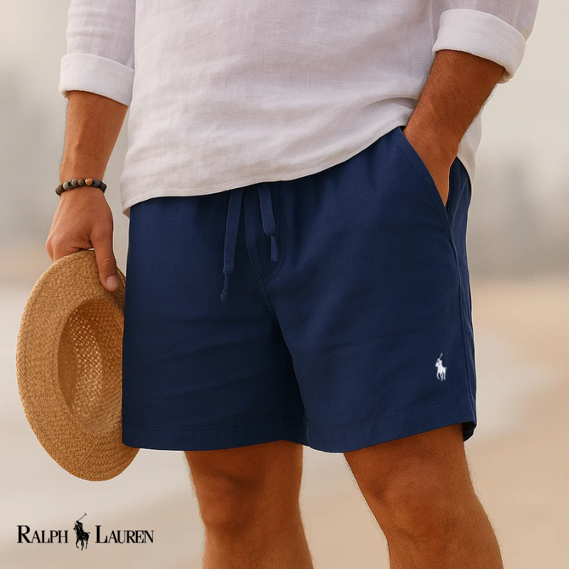 Ralph Lauren| Short Capri en Lin Héritage