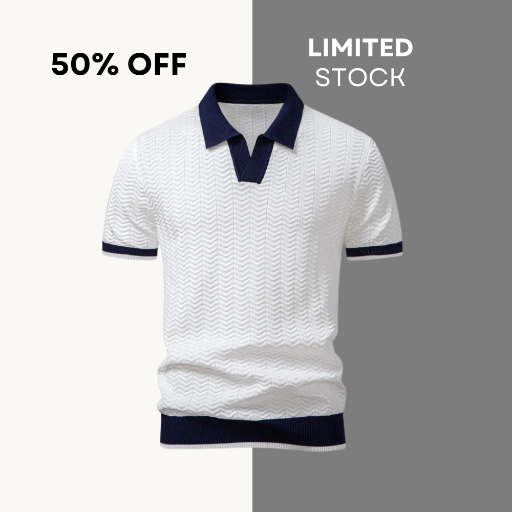 50% OFF | Prestige Contrast Polo Shirt – Italian Edition