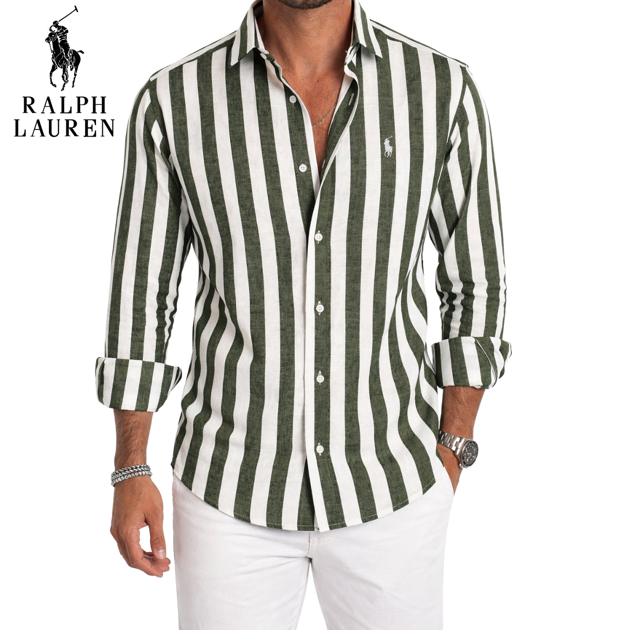 Ralph Lauren - Chemise décontractée à rayures