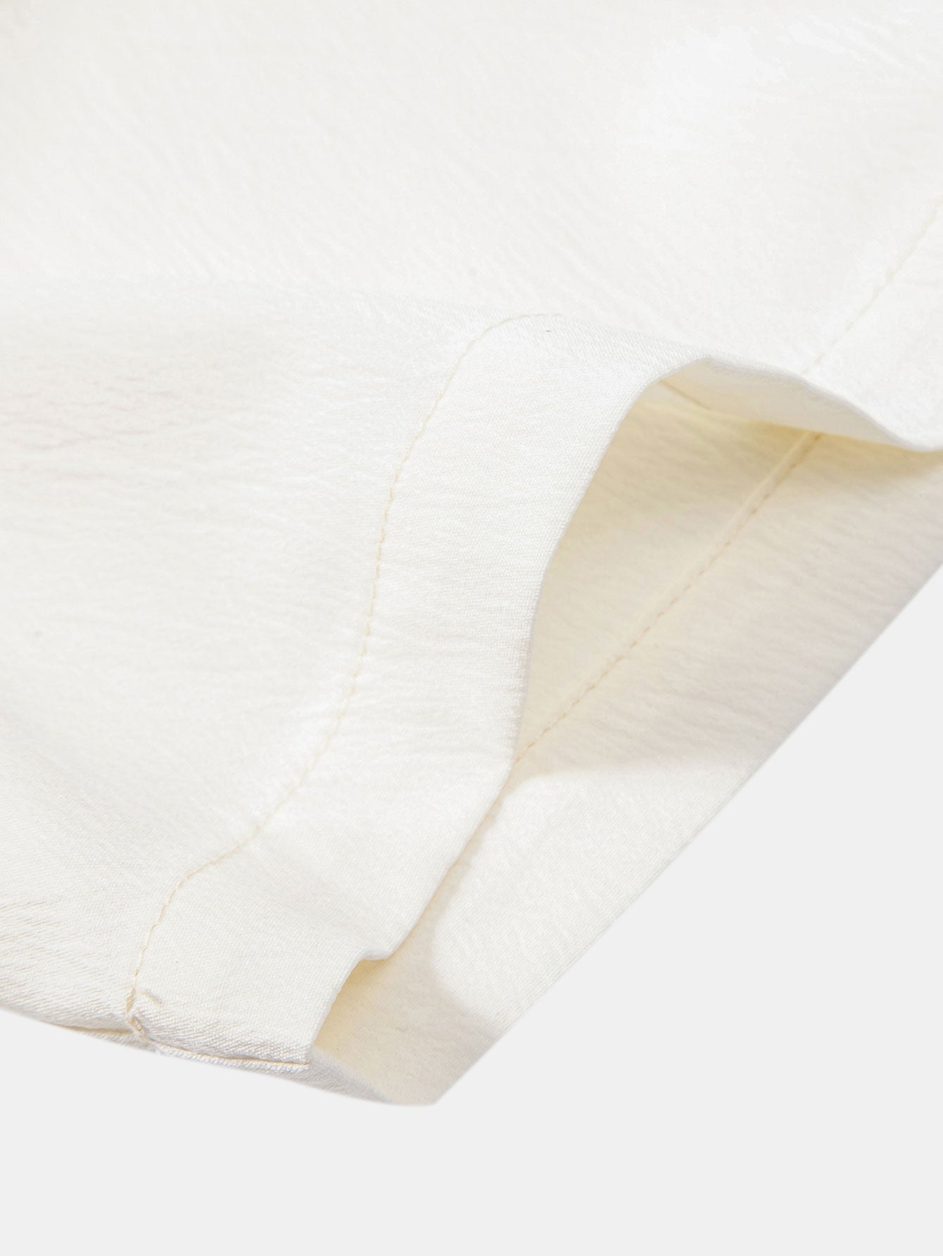 Textured Contrast Cuban Shirt & Straight Leg Pants