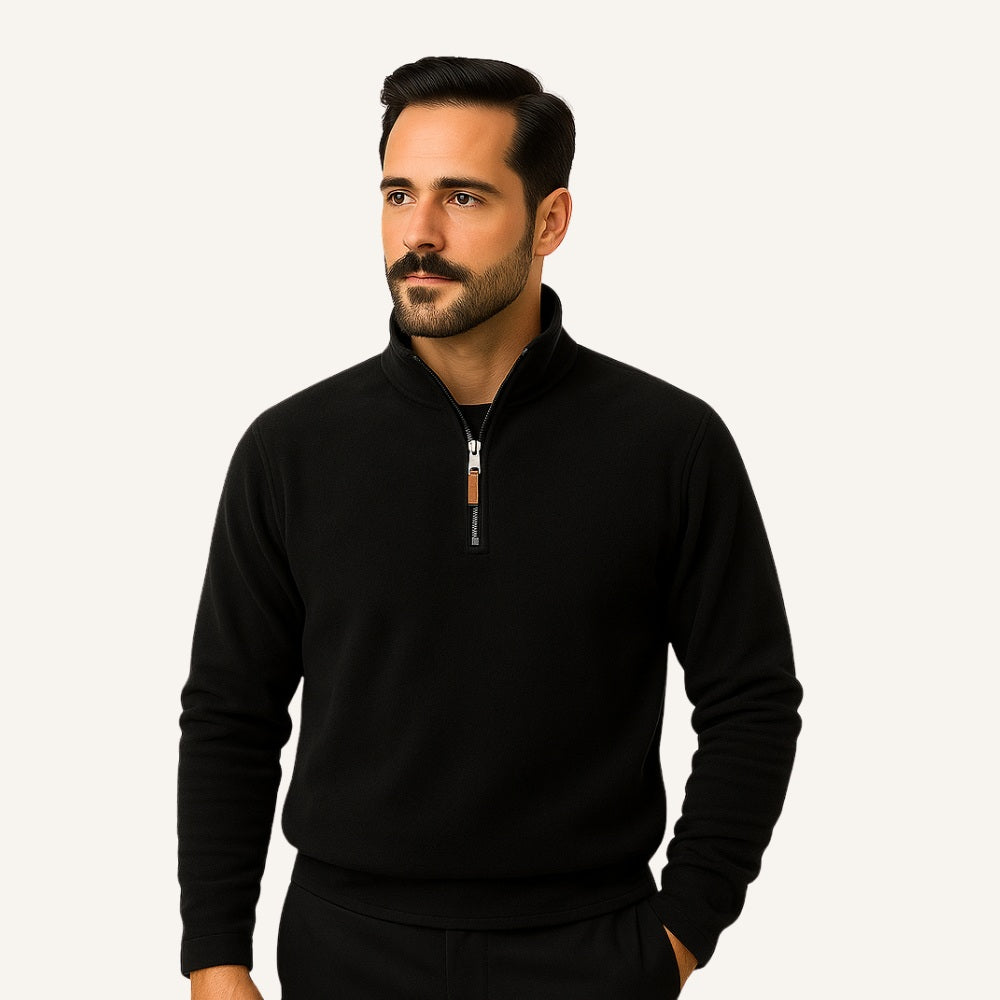 Pull Piemonte demi-zip pour homme