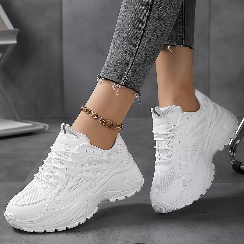 Sneakers Casual — Semelle Épaisse & Antidérapantes / Confort Quotidien