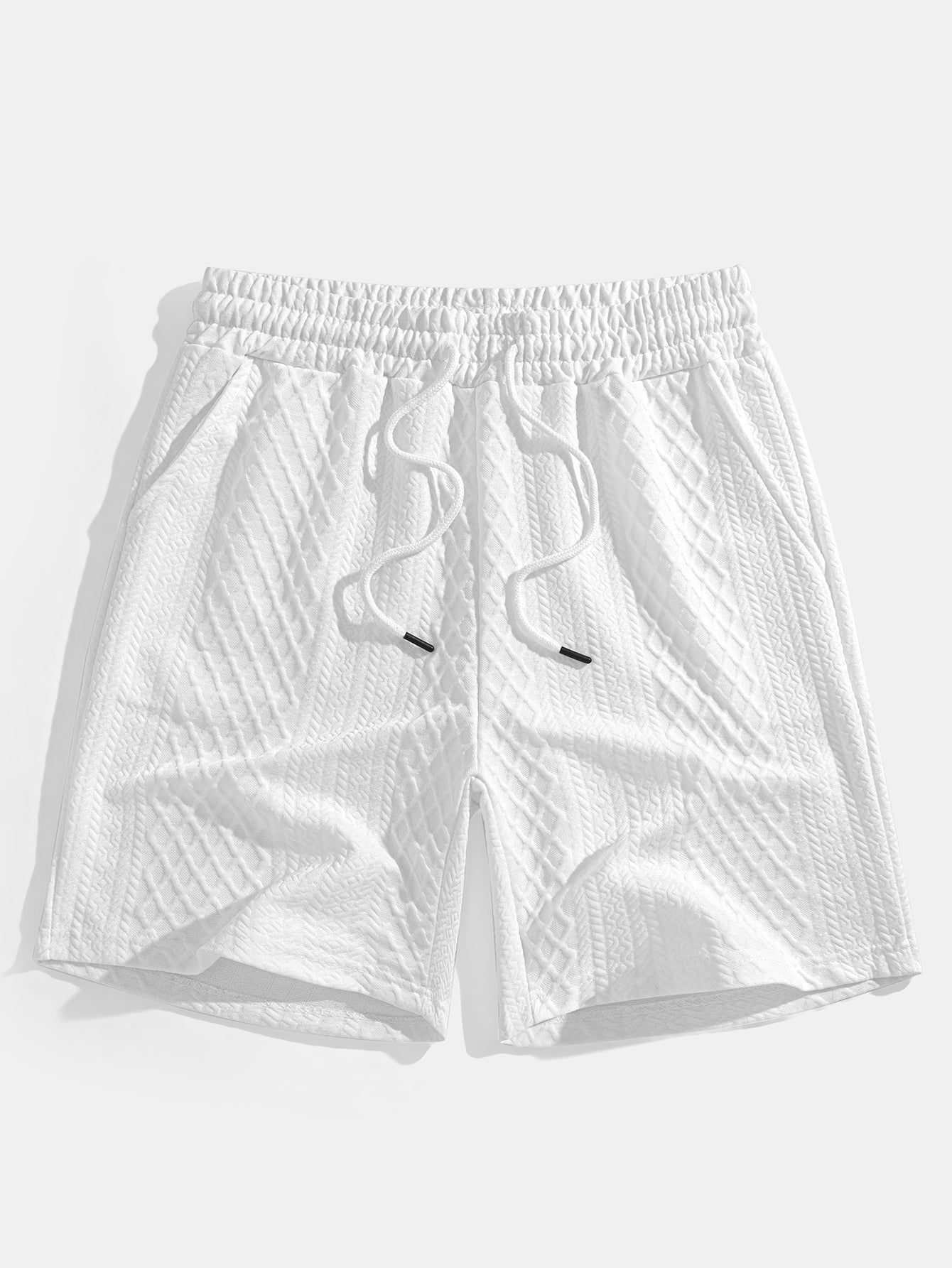 Geometric Diamond Jacquard Polo & Shorts