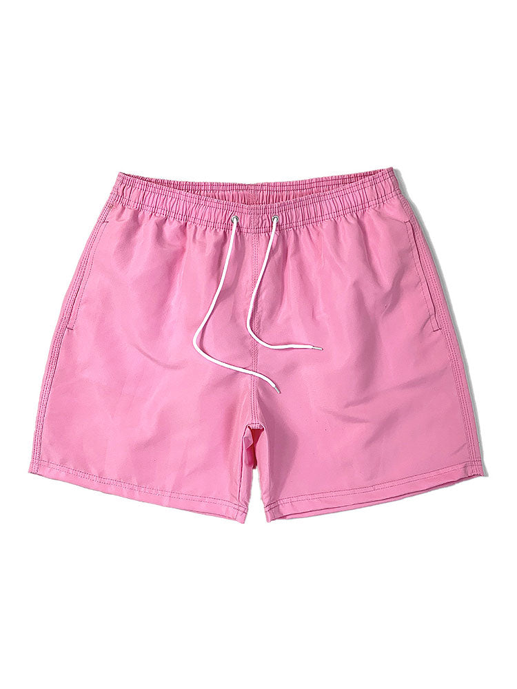 Pineapple Palm Tree Print Button Up Shirt & & Swim Shorts