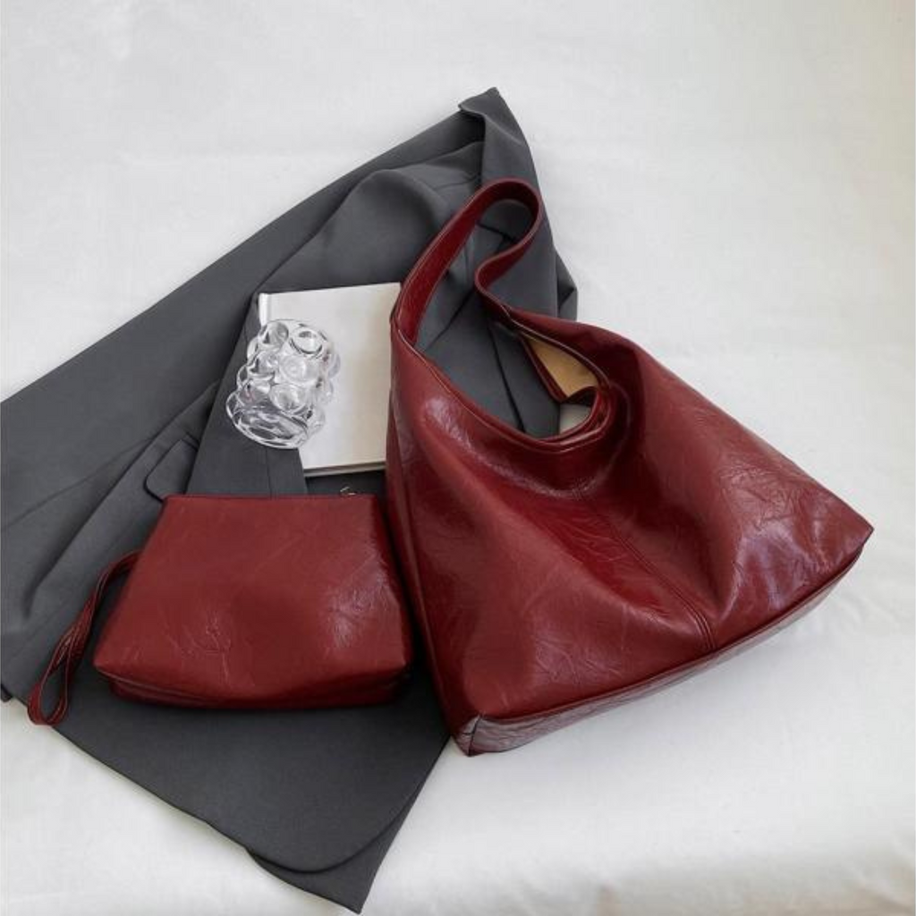 CERENA | ELEGANT LEATHER TOTE BAG