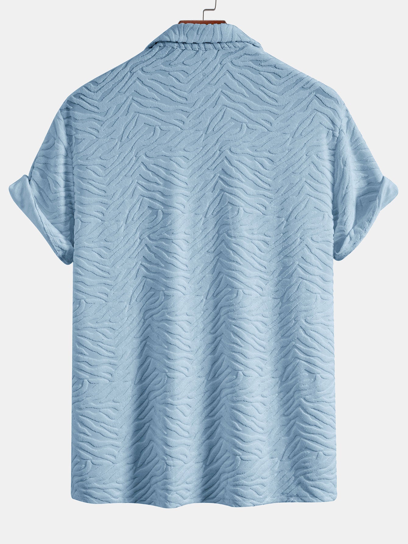 Animal Texture Terry Cuban Shirt & Shorts