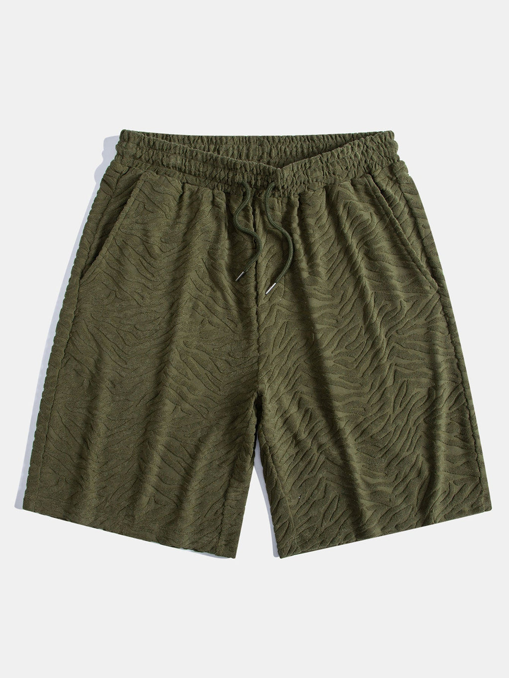 Animal Texture Terry Cuban Shirt & Shorts
