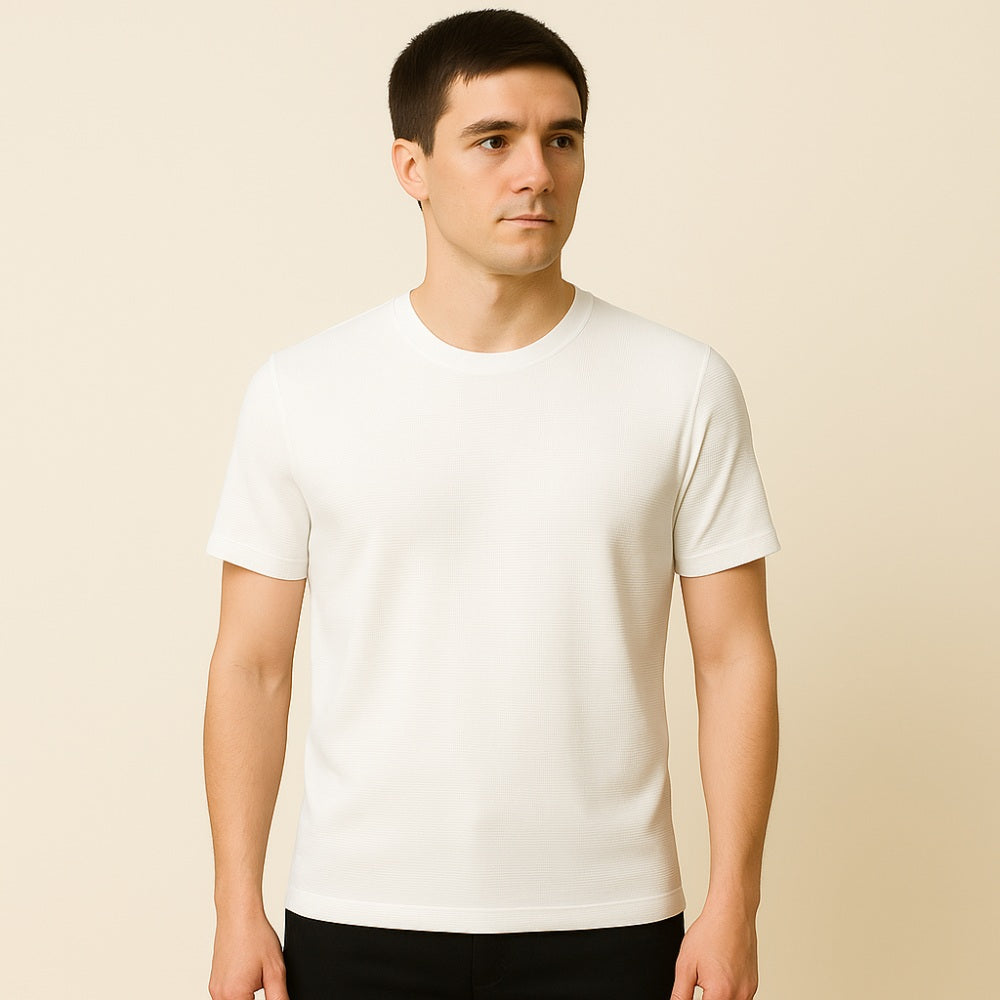 T-shirt Belmont Homme Basic Texturé
