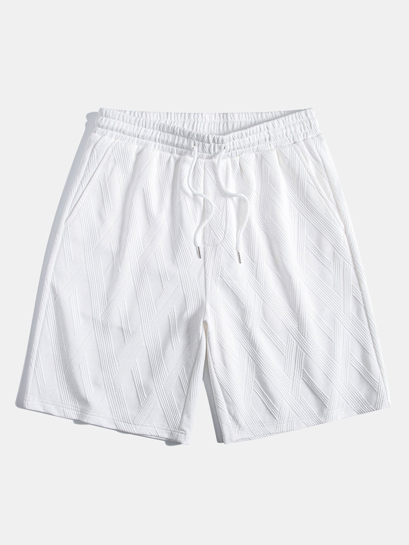 Relax Fit Diamond Jacquard T-Shirt & Diamond Jacquard Shorts