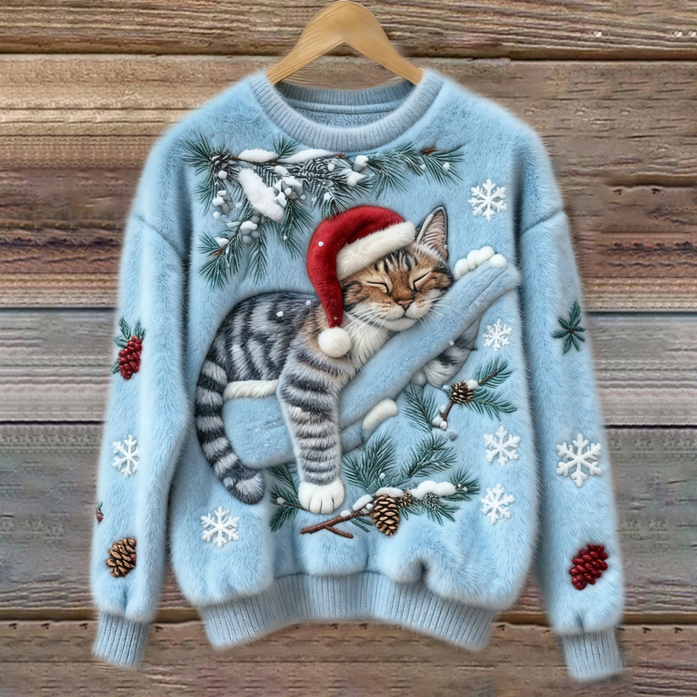 Pull de Noël 3D pour Chats™ - Edition Limitée