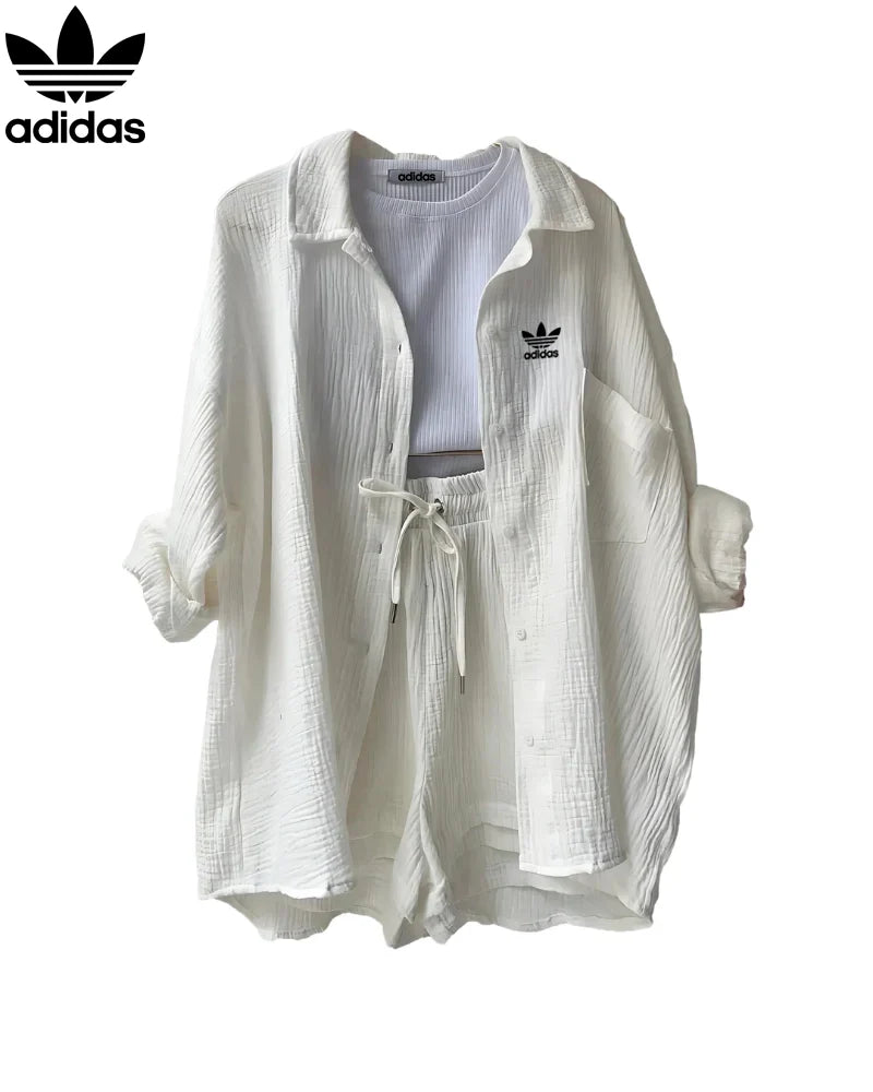 Flaira - Ensemble 2 pièces (Chemise & Short) Oversize