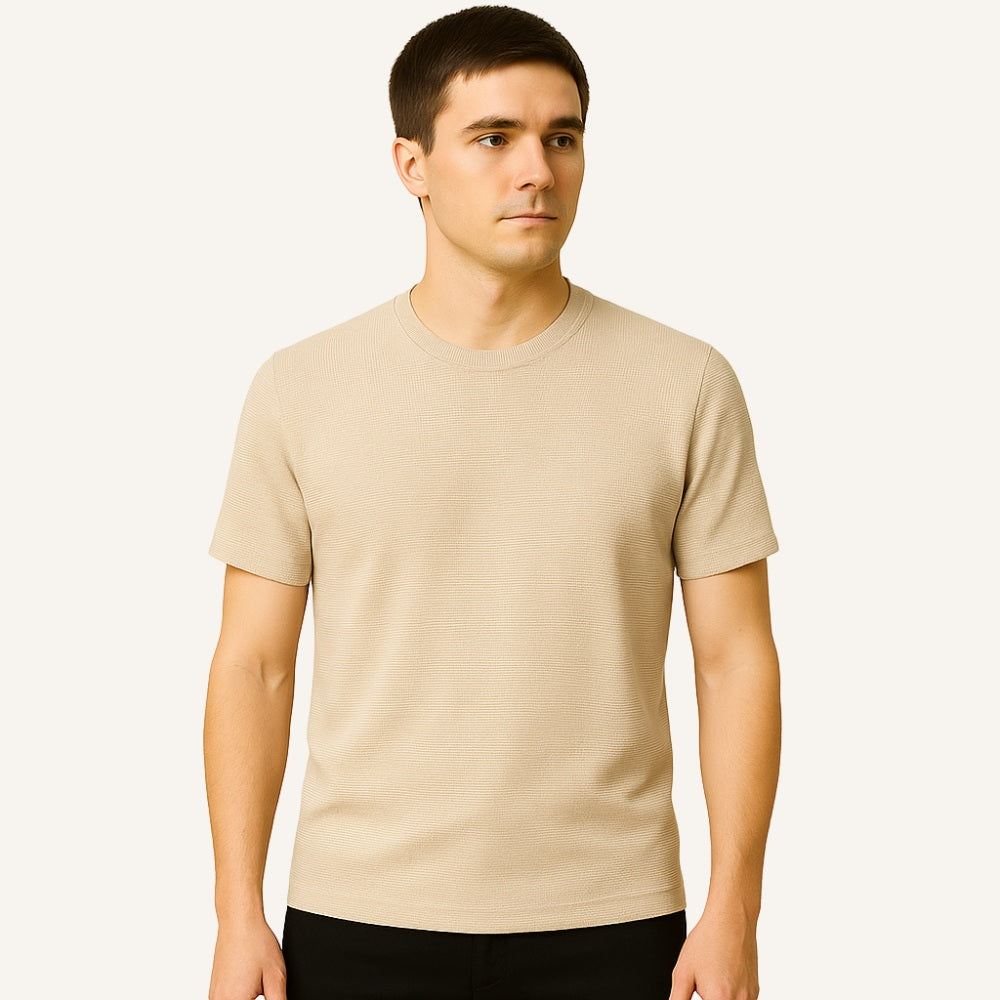 T-shirt Belmont Homme Basic Texturé