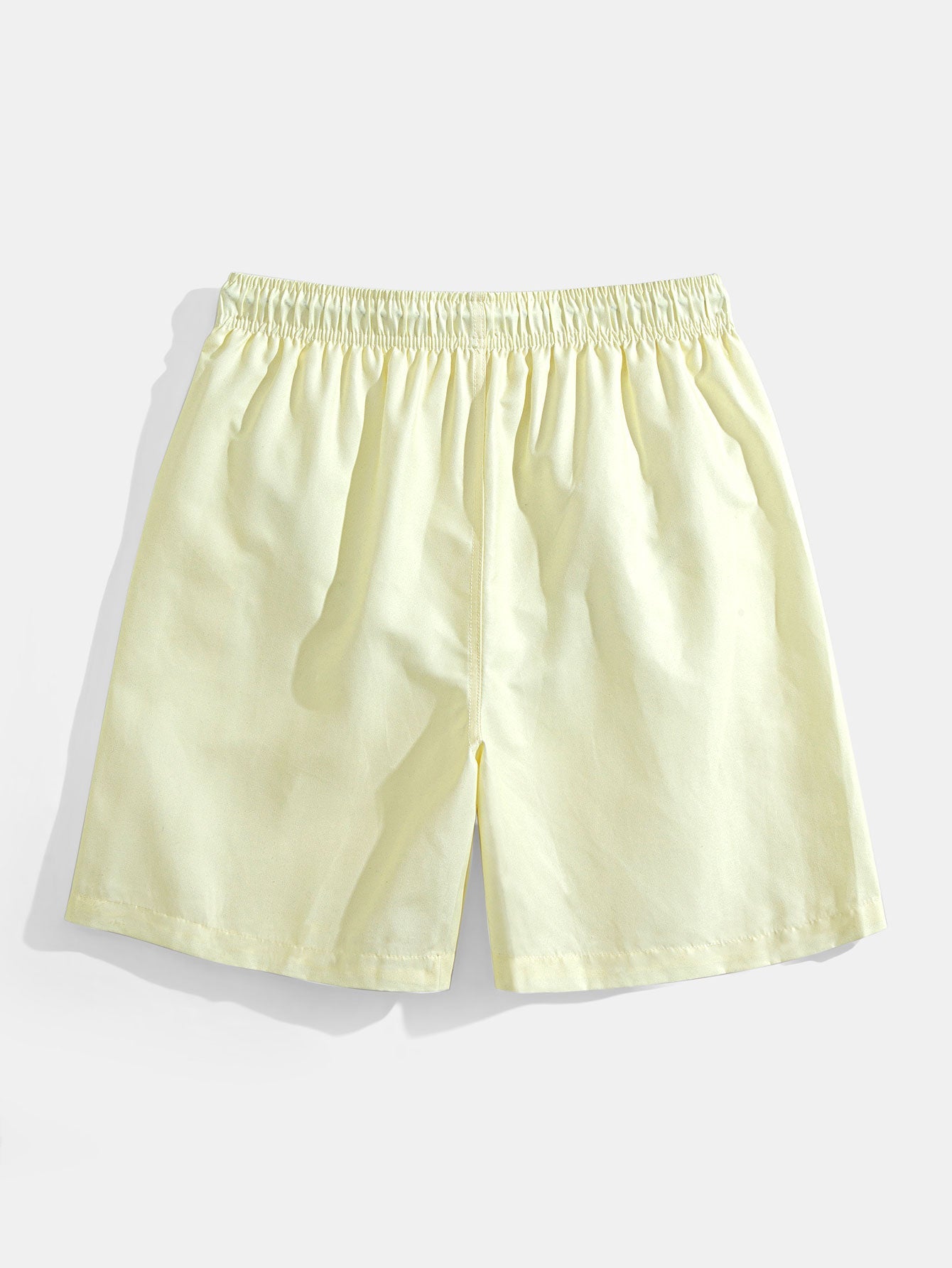 Relax Fit Flamingo  Tropical Palm Tree Print Button Up Shirt & Swim Short