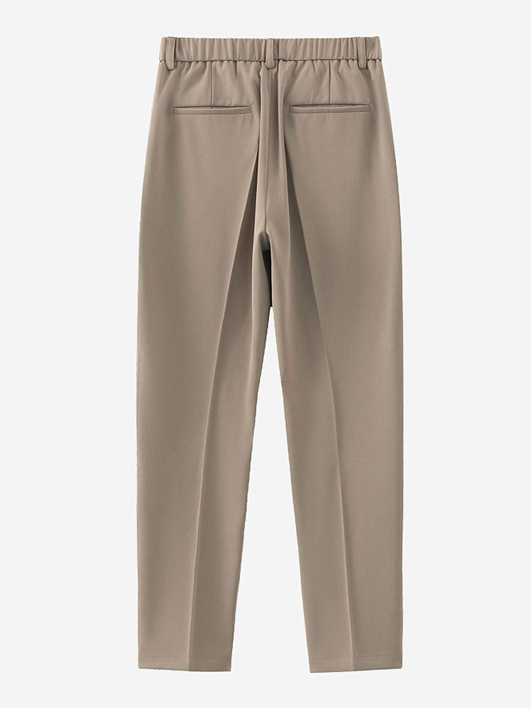 Linen Cuban Shirt With Pockets & Slim Fit Cropped Tapered Pants