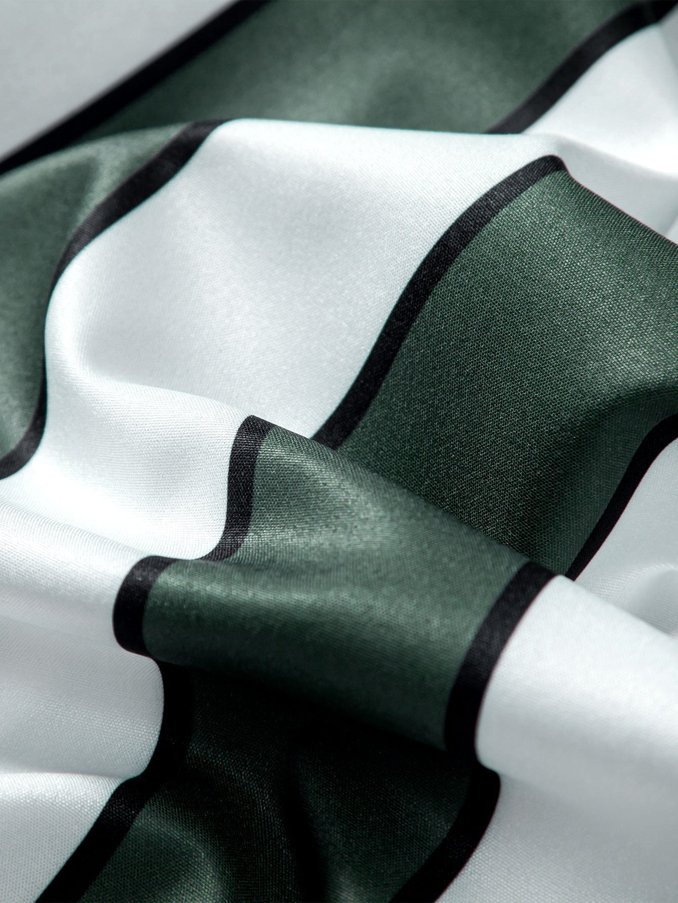 Stripe Print Button Up Shirt & Swim Short