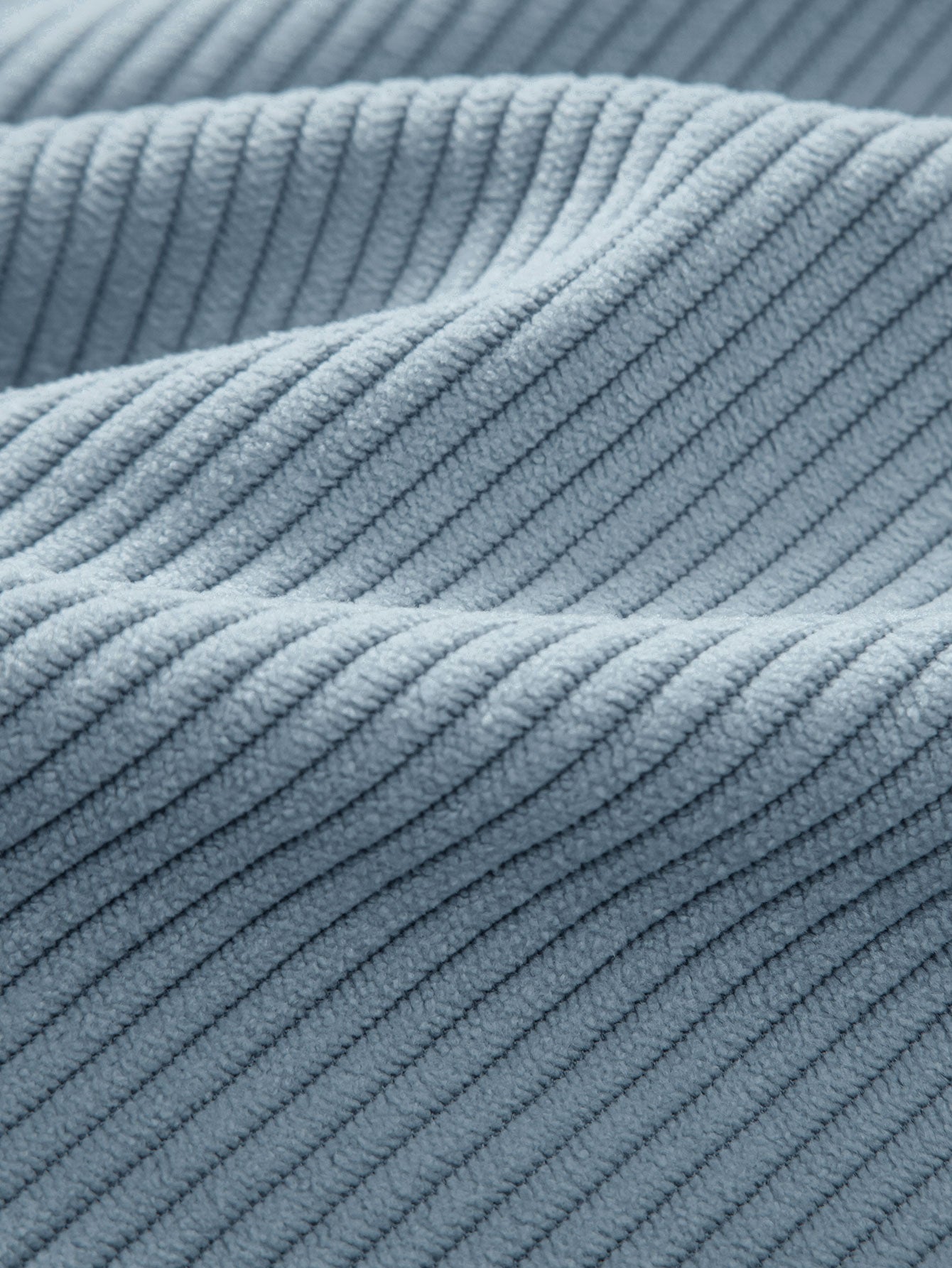 Short Sleeve Corduroy Patchwork Shirt & Corduroy Drawstring Shorts