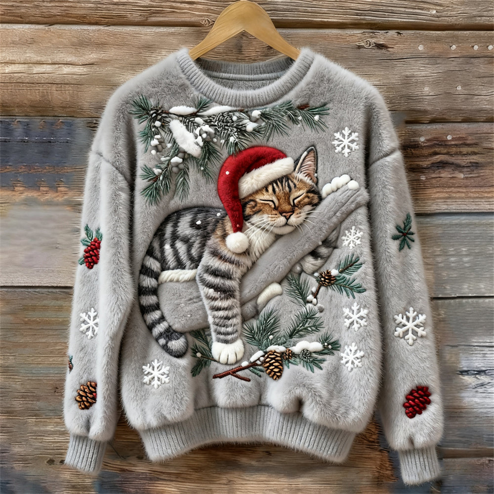 Pull de Noël 3D pour Chats™ - Edition Limitée