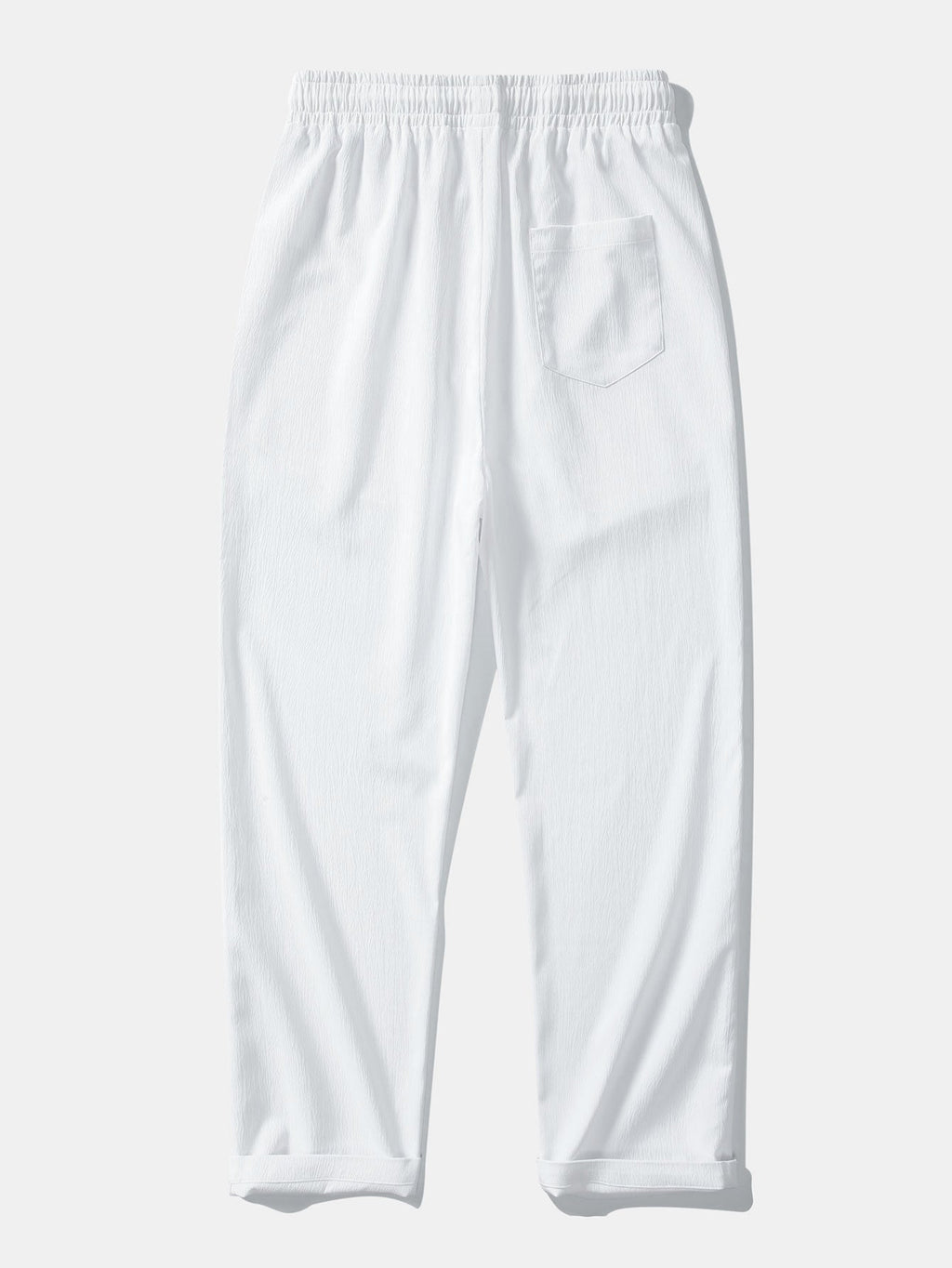 Color Block Geometry Print Button Up Shirt & Wrinkle Textured Straight Leg Pants