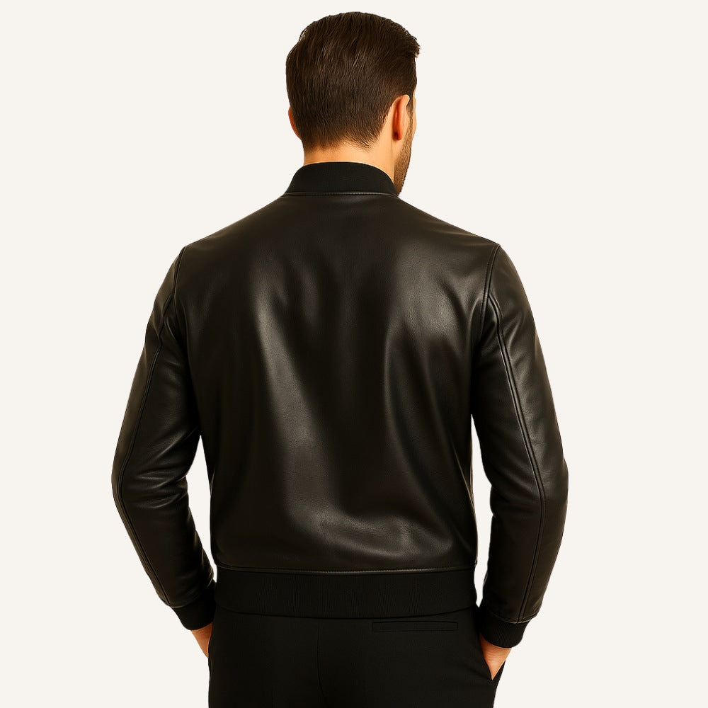 Veste en cuir Gran Nero pour homme