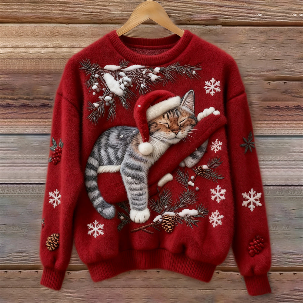 Pull de Noël 3D pour Chats™ - Edition Limitée