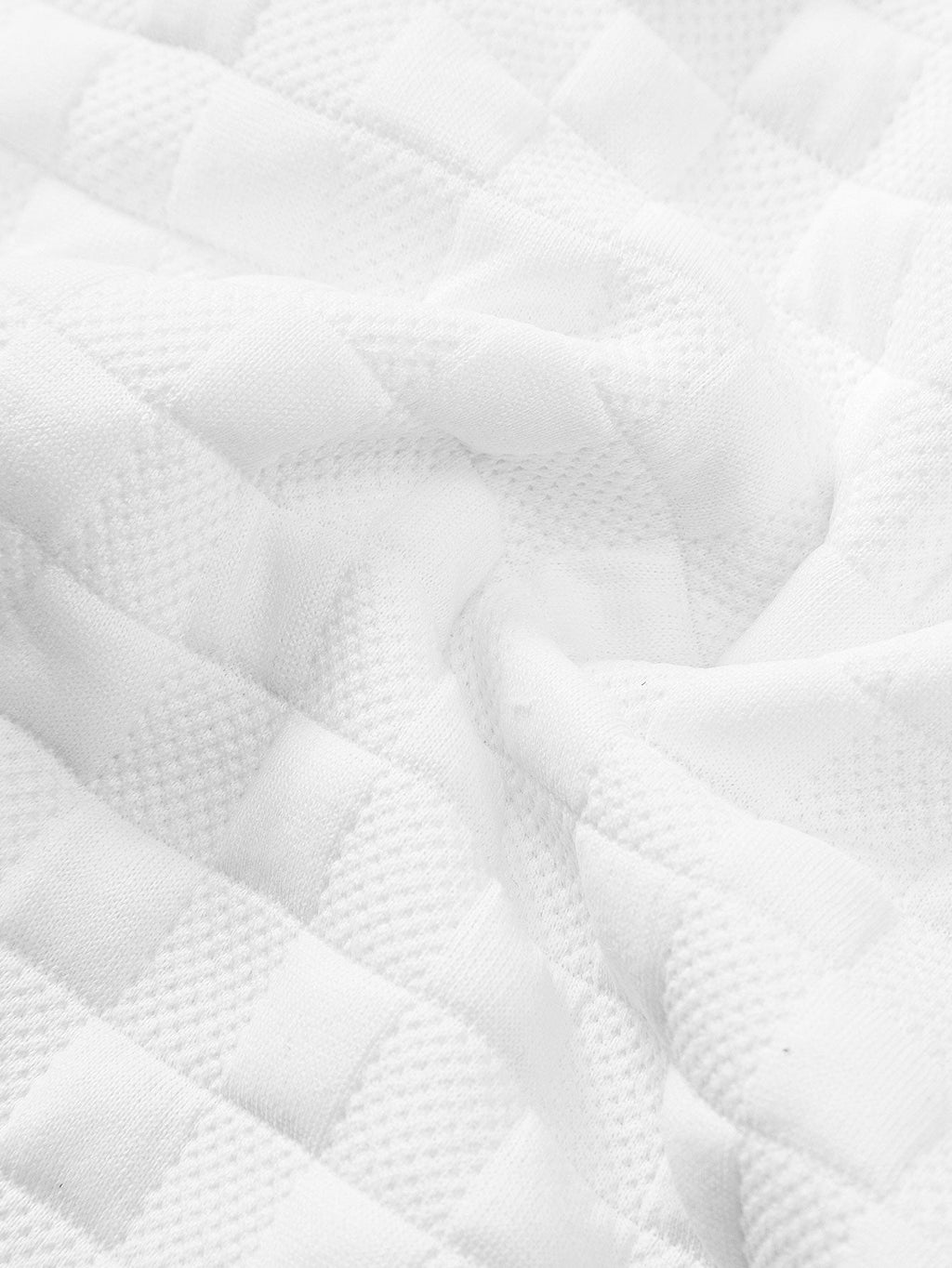 Checkerboard Stand Collar Shirt & Checkerboard Jacquard Shorts