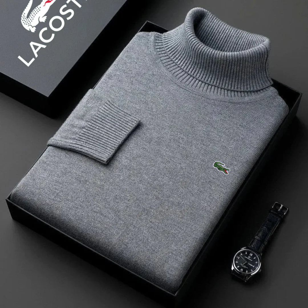 Lаϲоѕtе – Pull à Col Montant – Style et Confort