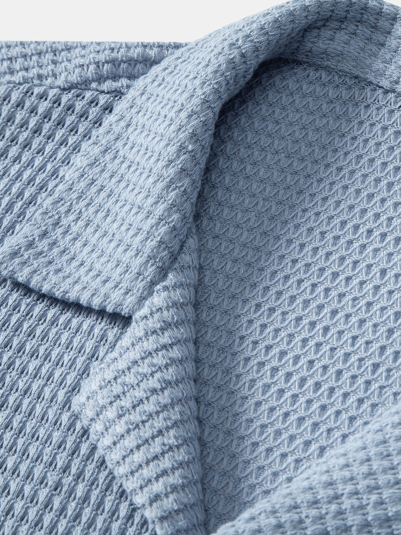 Textured Cuban Shirt & Linen Cotton Blend Drawstring Shorts