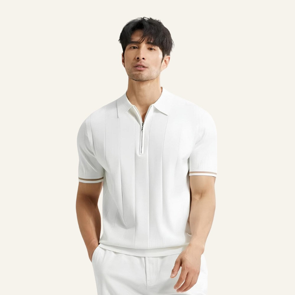 Polo Valence demi-zip pour homme