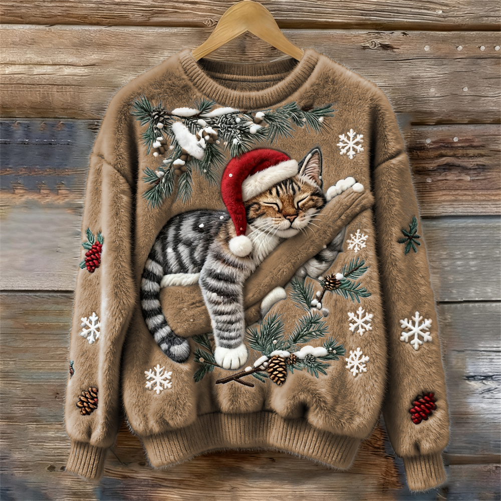 Pull de Noël 3D pour Chats™ - Edition Limitée