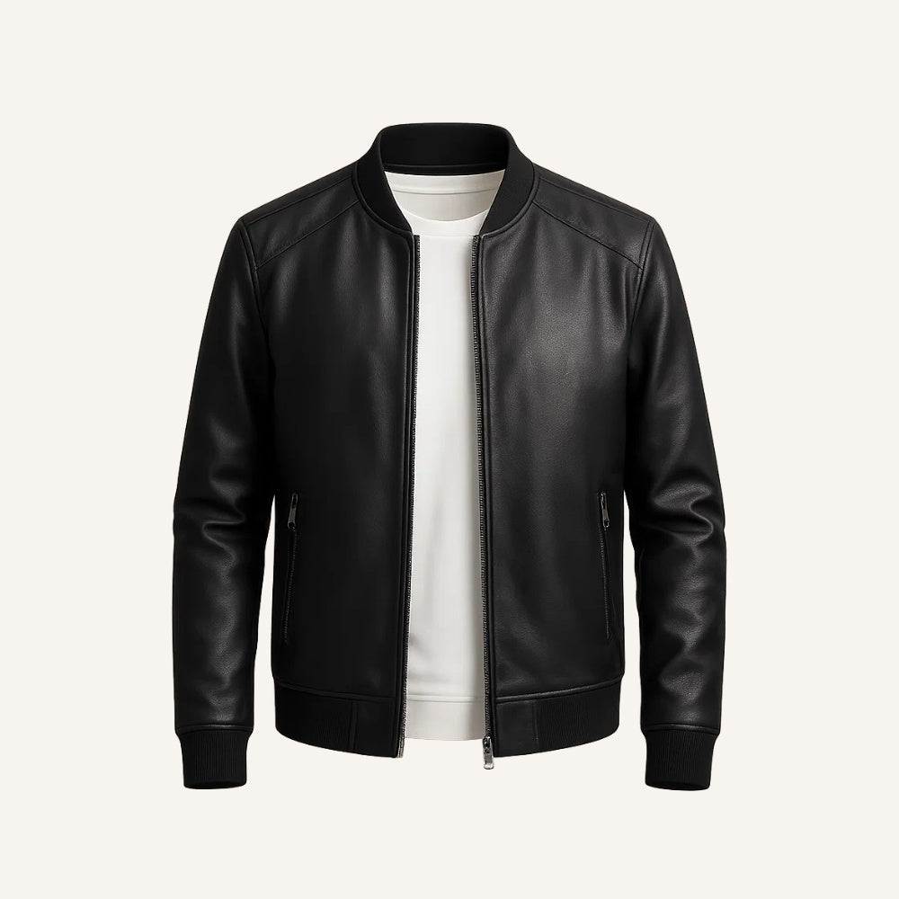 Veste en cuir Gran Nero pour homme