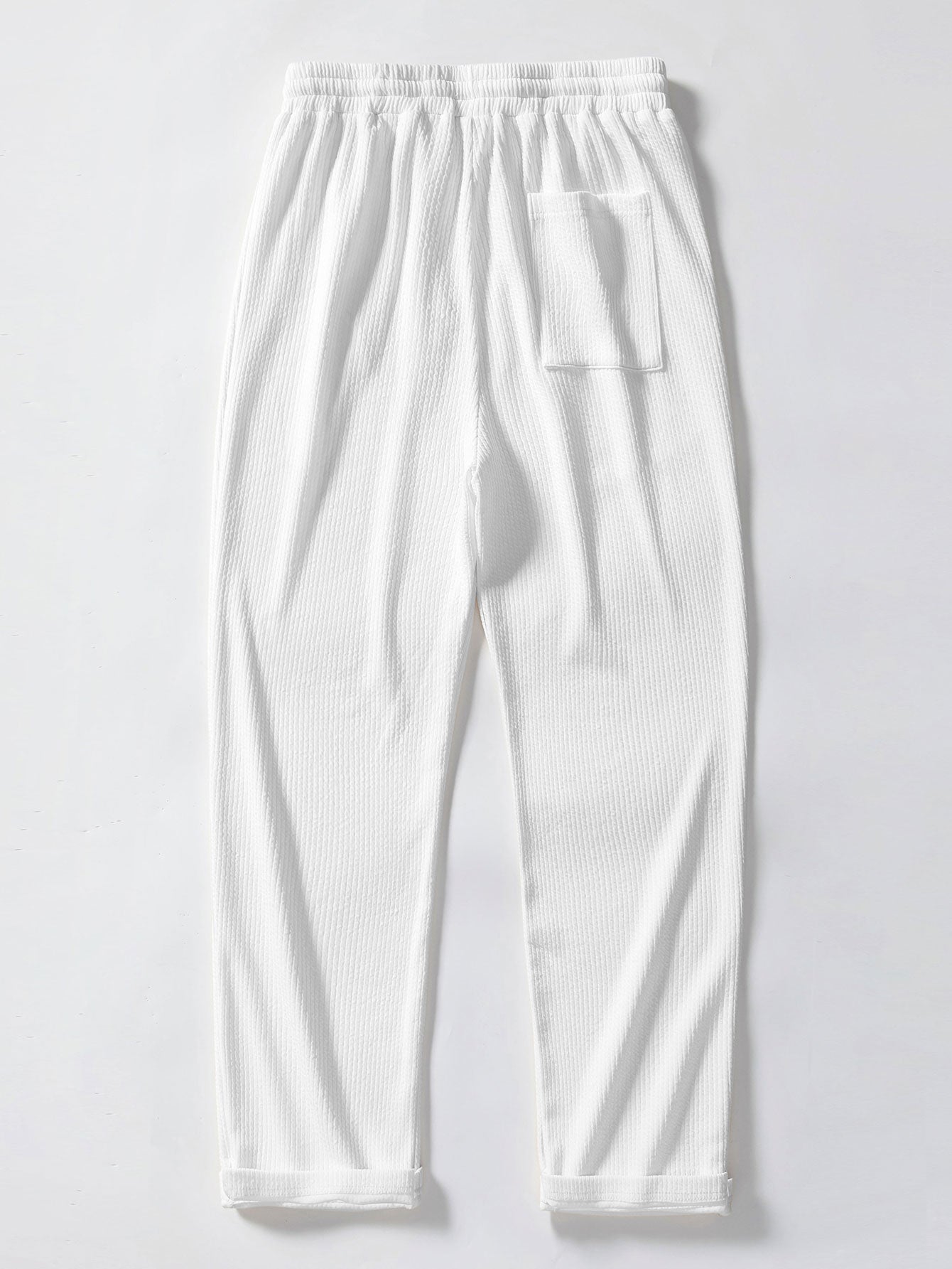 Island Sailing Print Button Up Shirt & Straight Leg Ribbed Pants