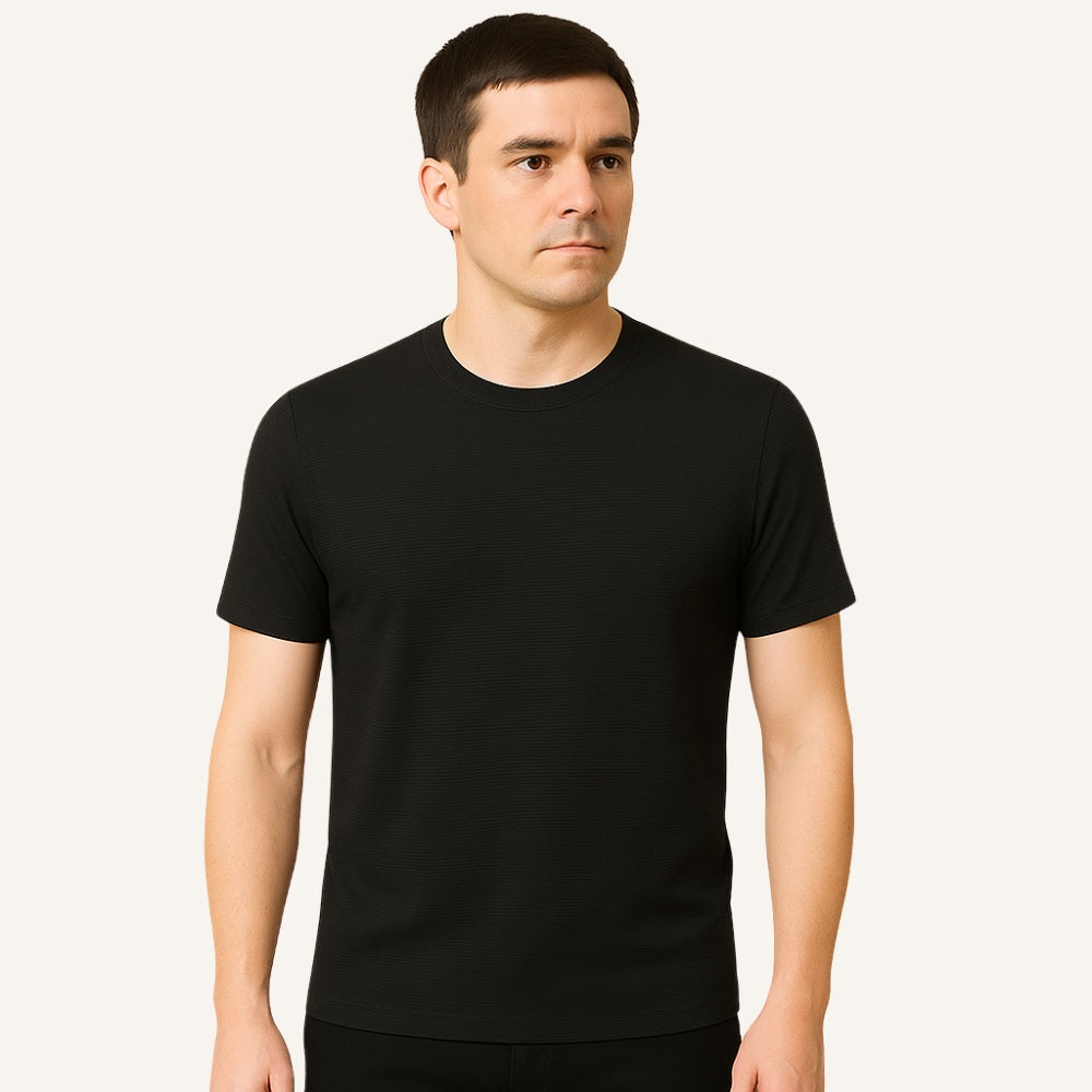 T-shirt Belmont Homme Basic Texturé