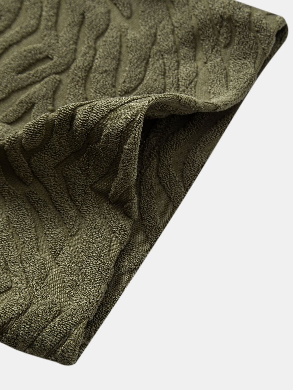 Animal Texture Terry Cuban Shirt & Shorts
