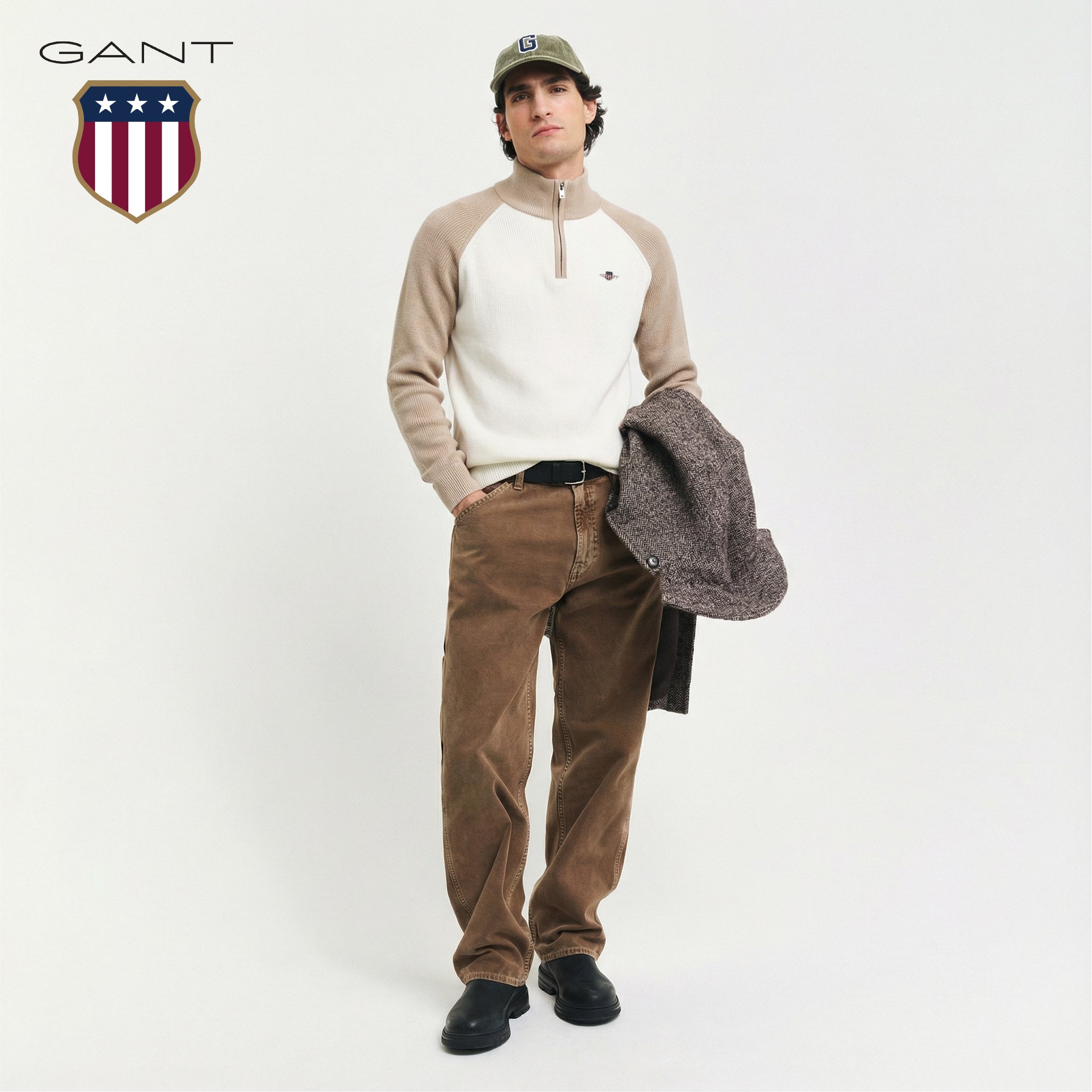 GANT - Pull Demi-Zip Signature