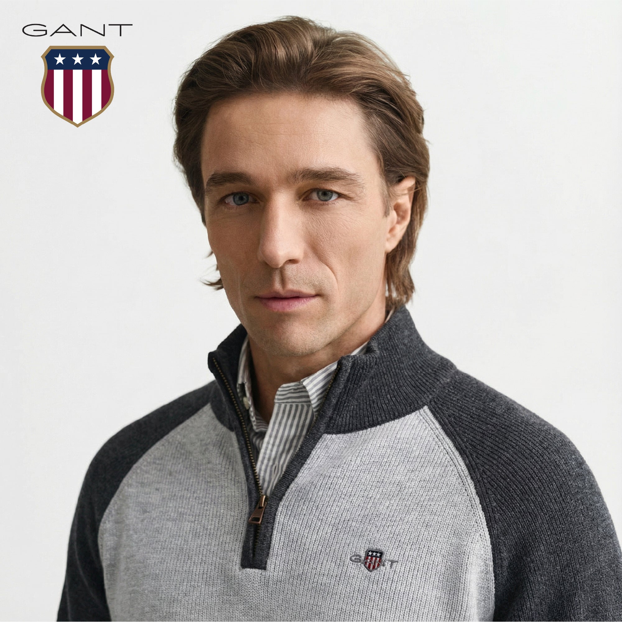 GANT - Pull Demi-Zip Signature