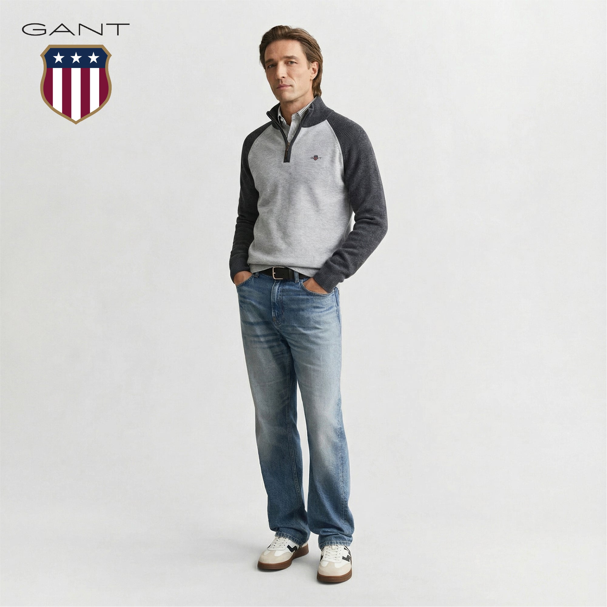 GANT - Pull Demi-Zip Signature