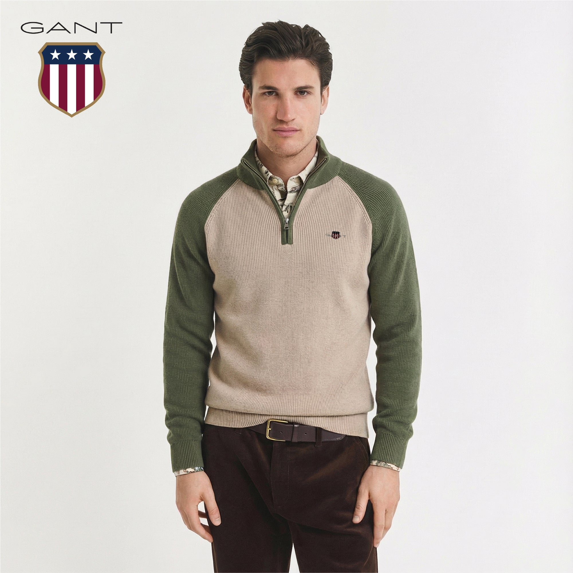 GANT - Pull Demi-Zip Signature