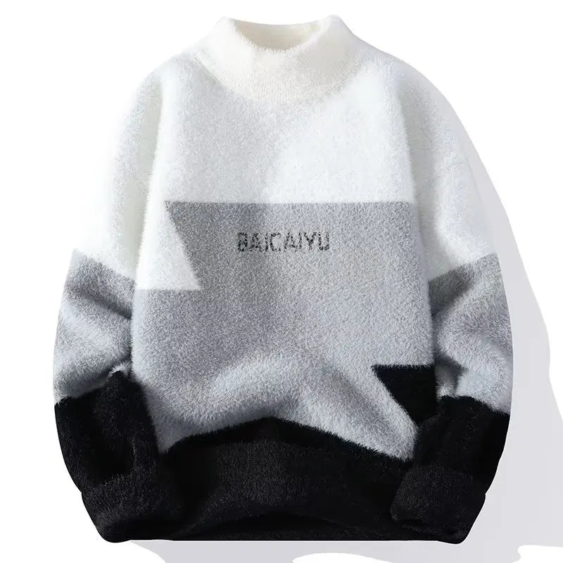 Color Block Warm Sweater