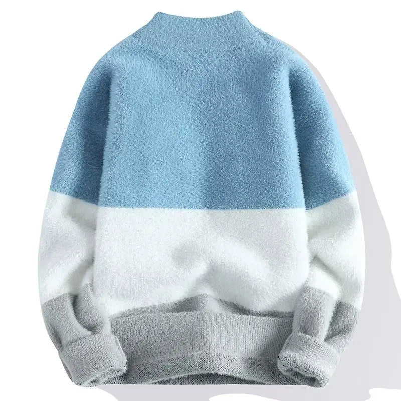 Color Block Warm Sweater