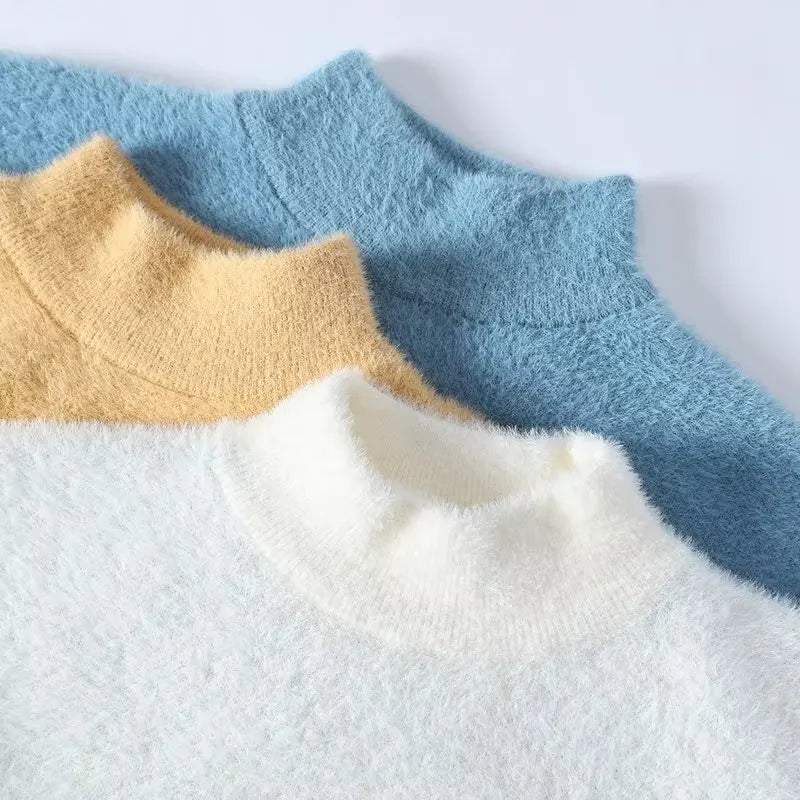 Color Block Warm Sweater