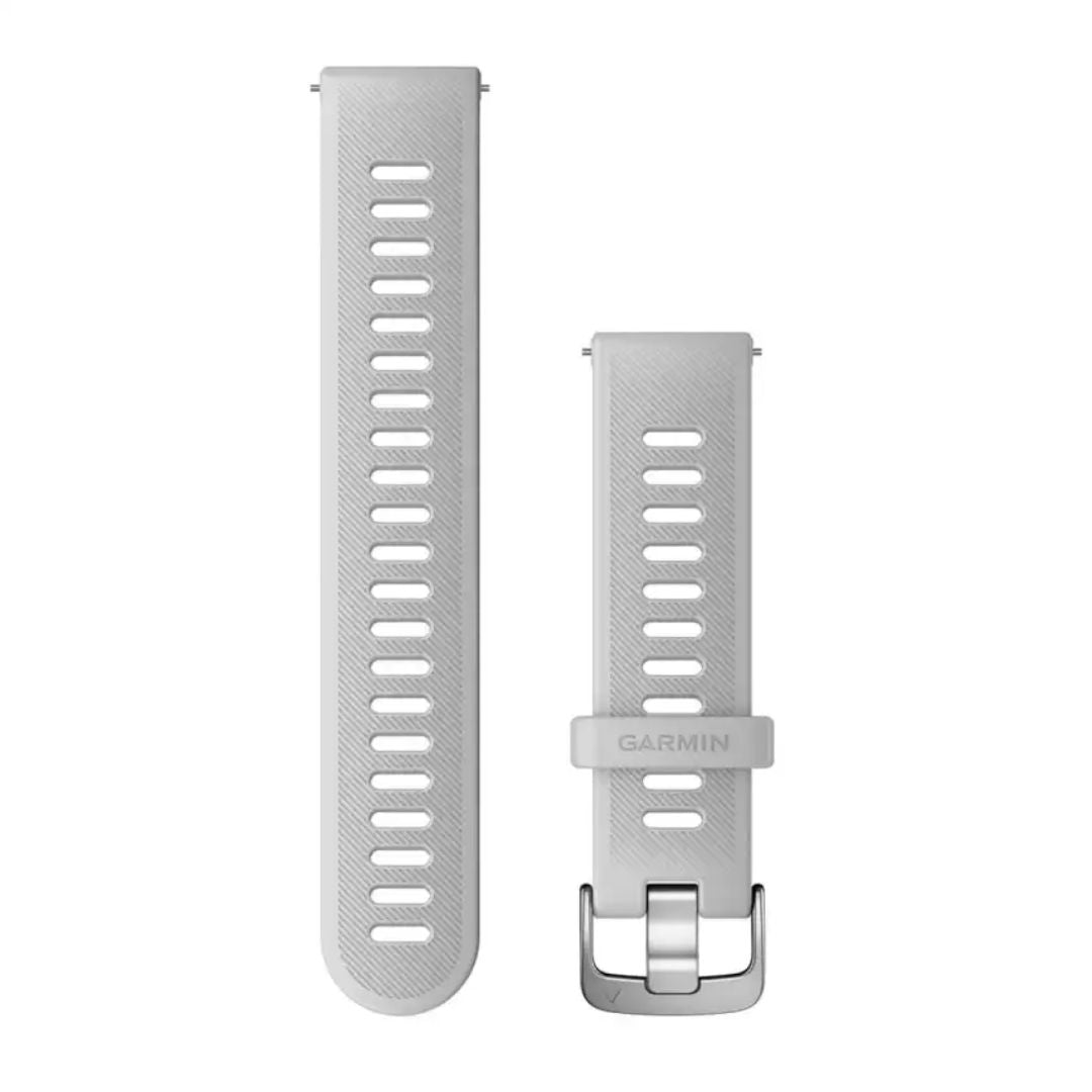 Garmin Quick Release Silicone Strap 20mm, White, 010-11251-9Q