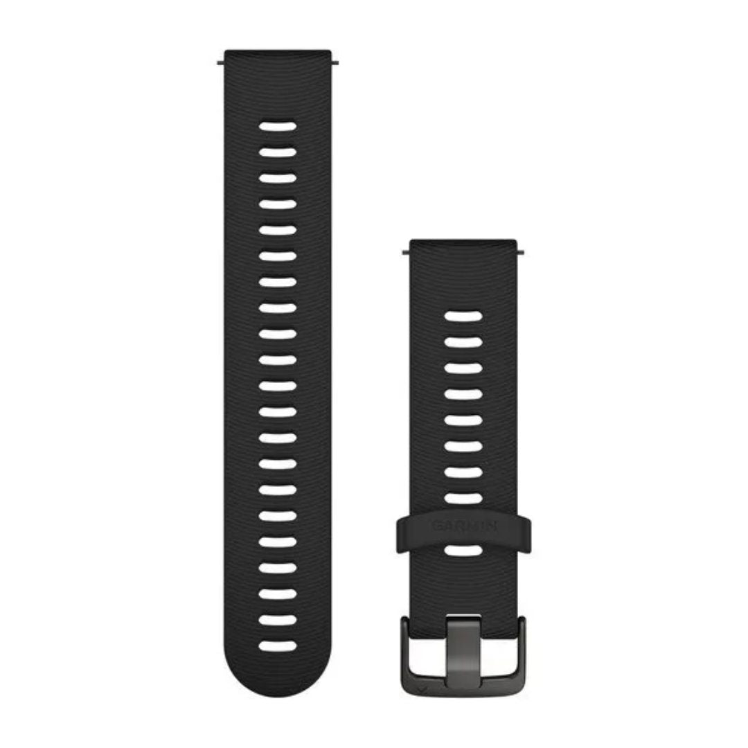 Garmin Black Quick Release Silicone Strap 20mm, Quick Release, 010-11251-1G