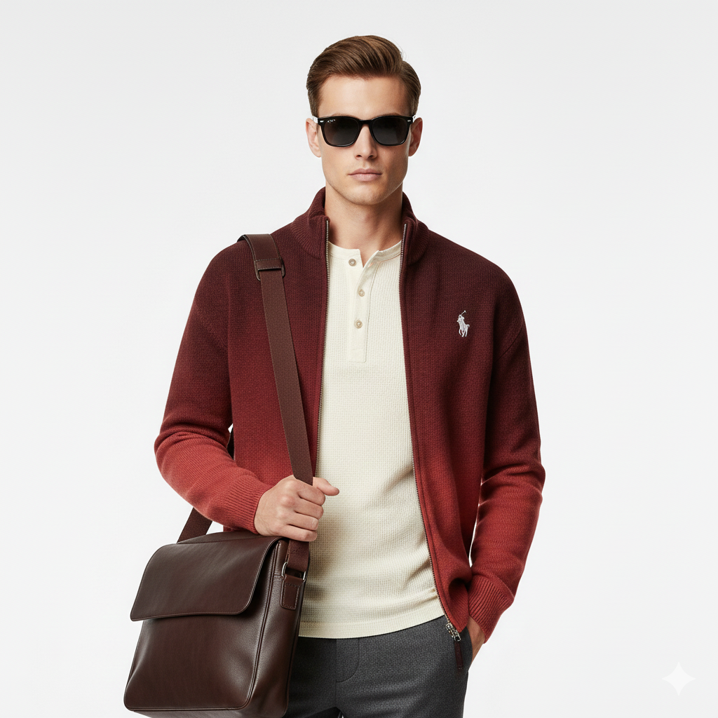 Rаⅼрh Ꮮаurеn - Pull Zippé - Homme