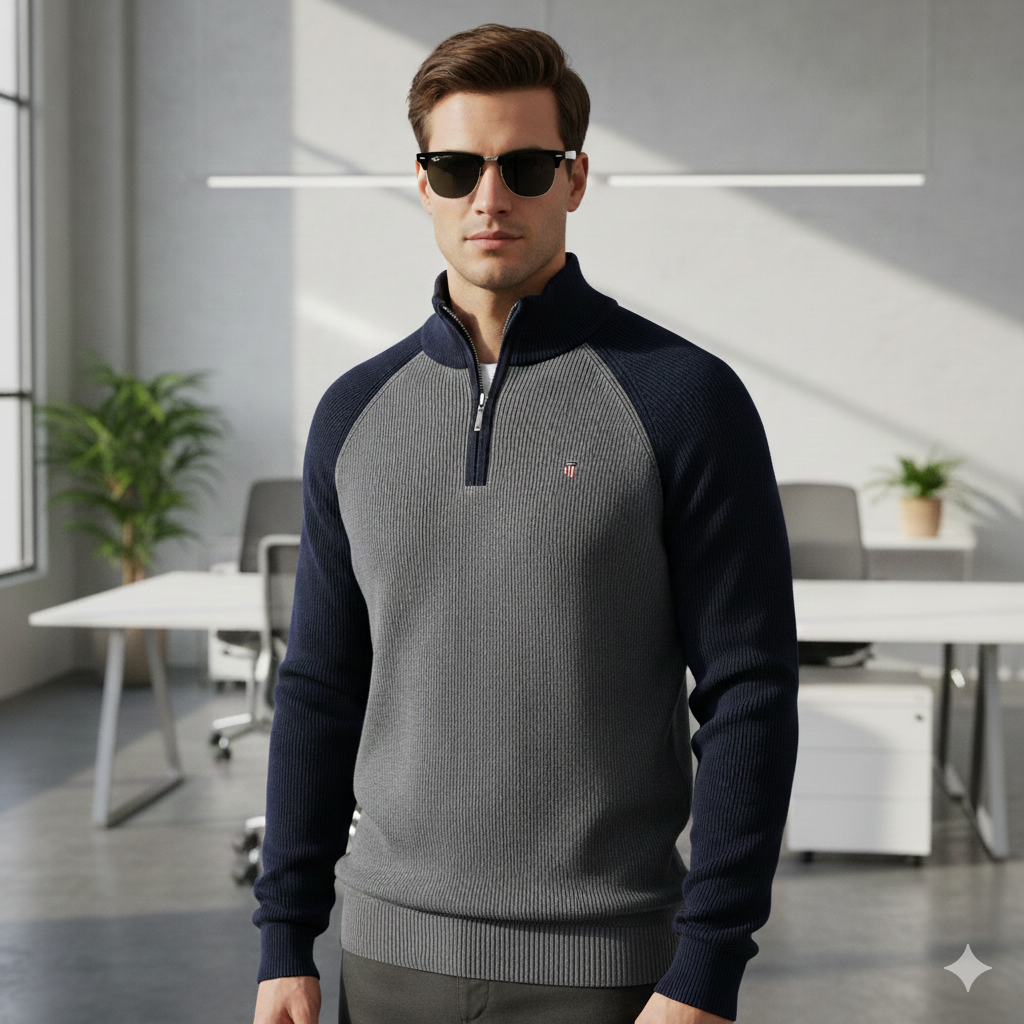 GANT - Pull Demi-Zip Signature