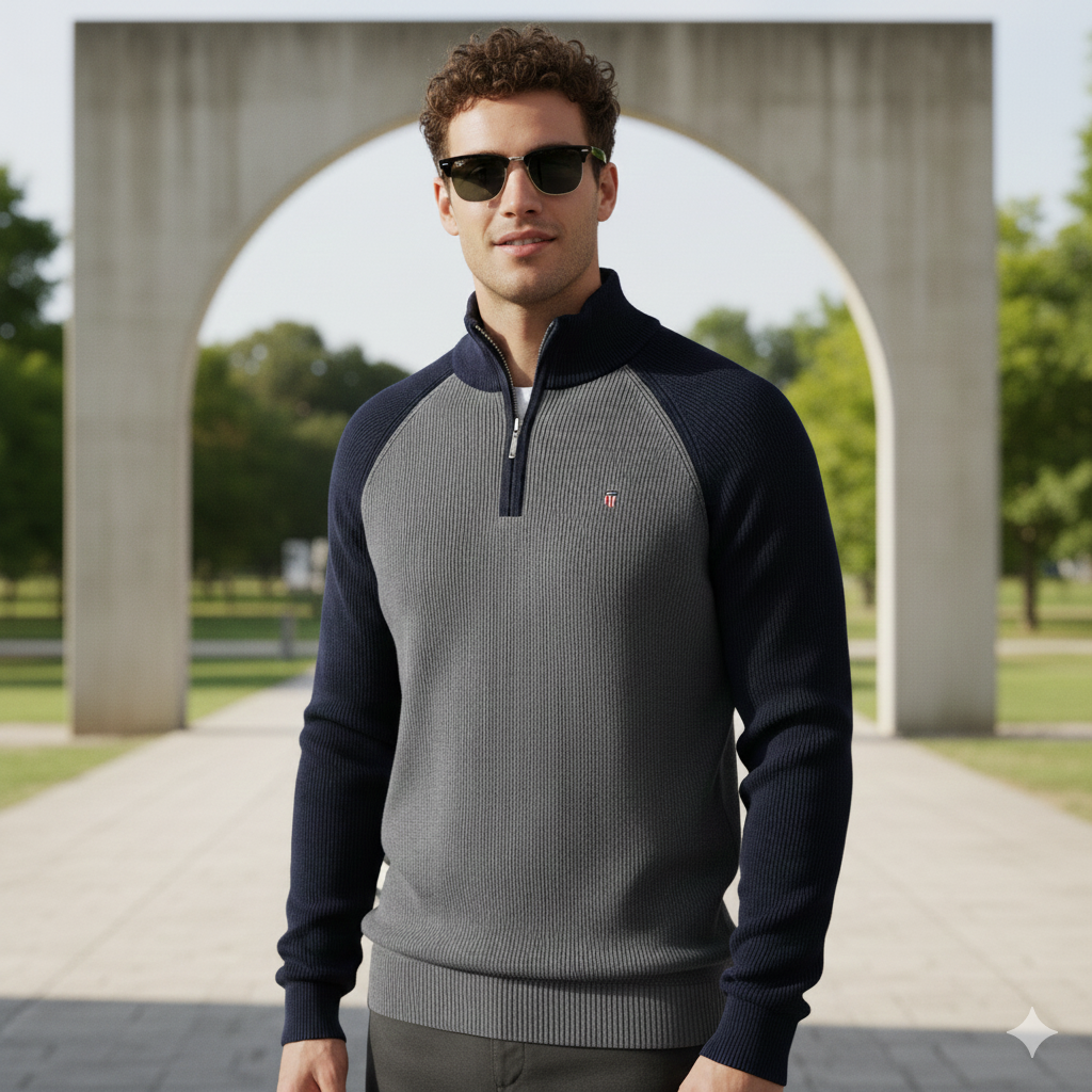 GANT - Pull Demi-Zip Signature