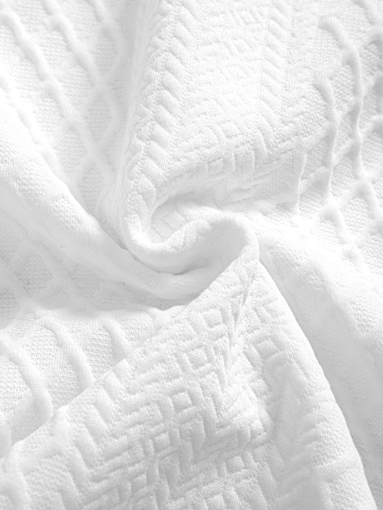 Geometric Diamond Jacquard Polo & Shorts