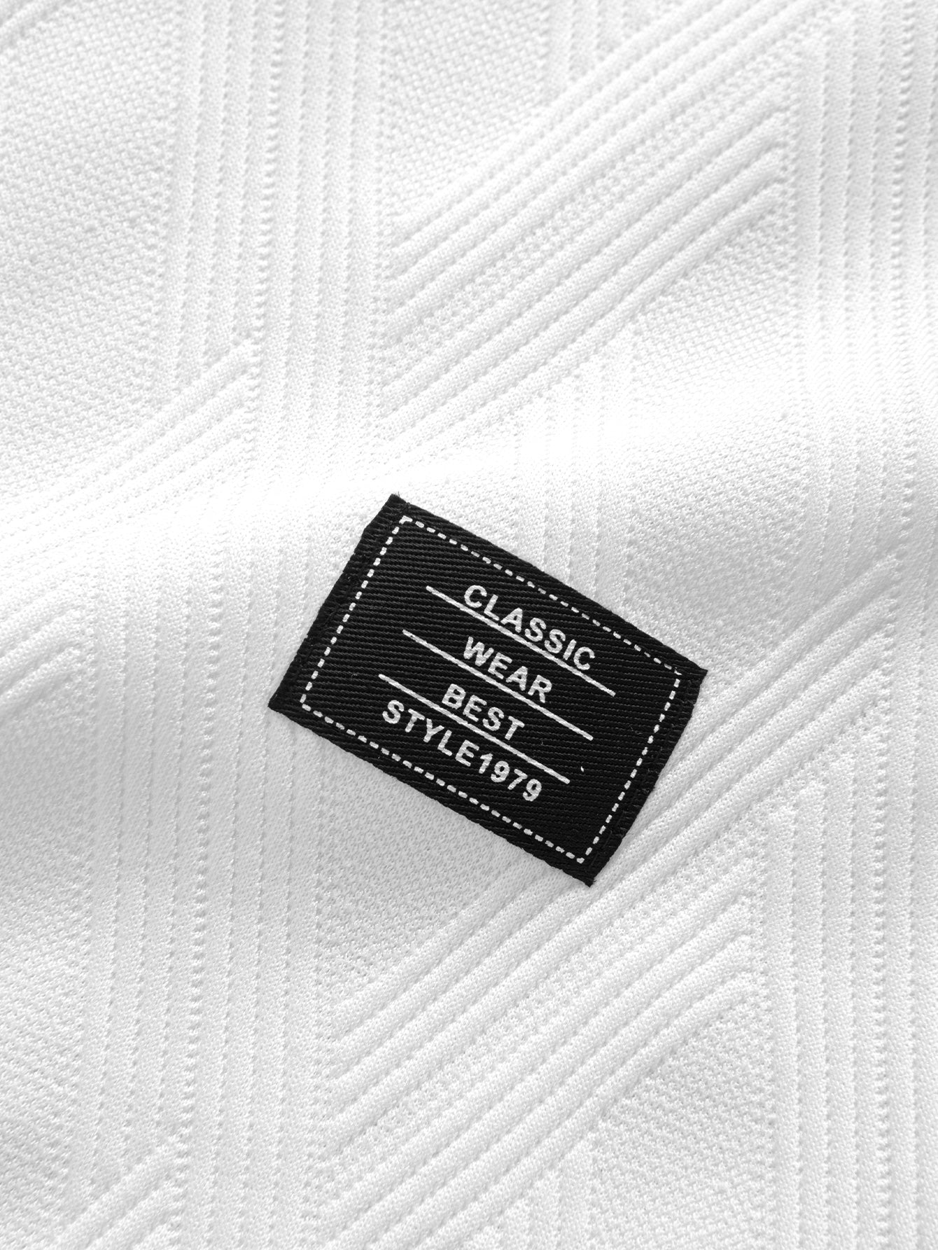 Relax Fit Diamond Jacquard T-Shirt & Diamond Jacquard Shorts