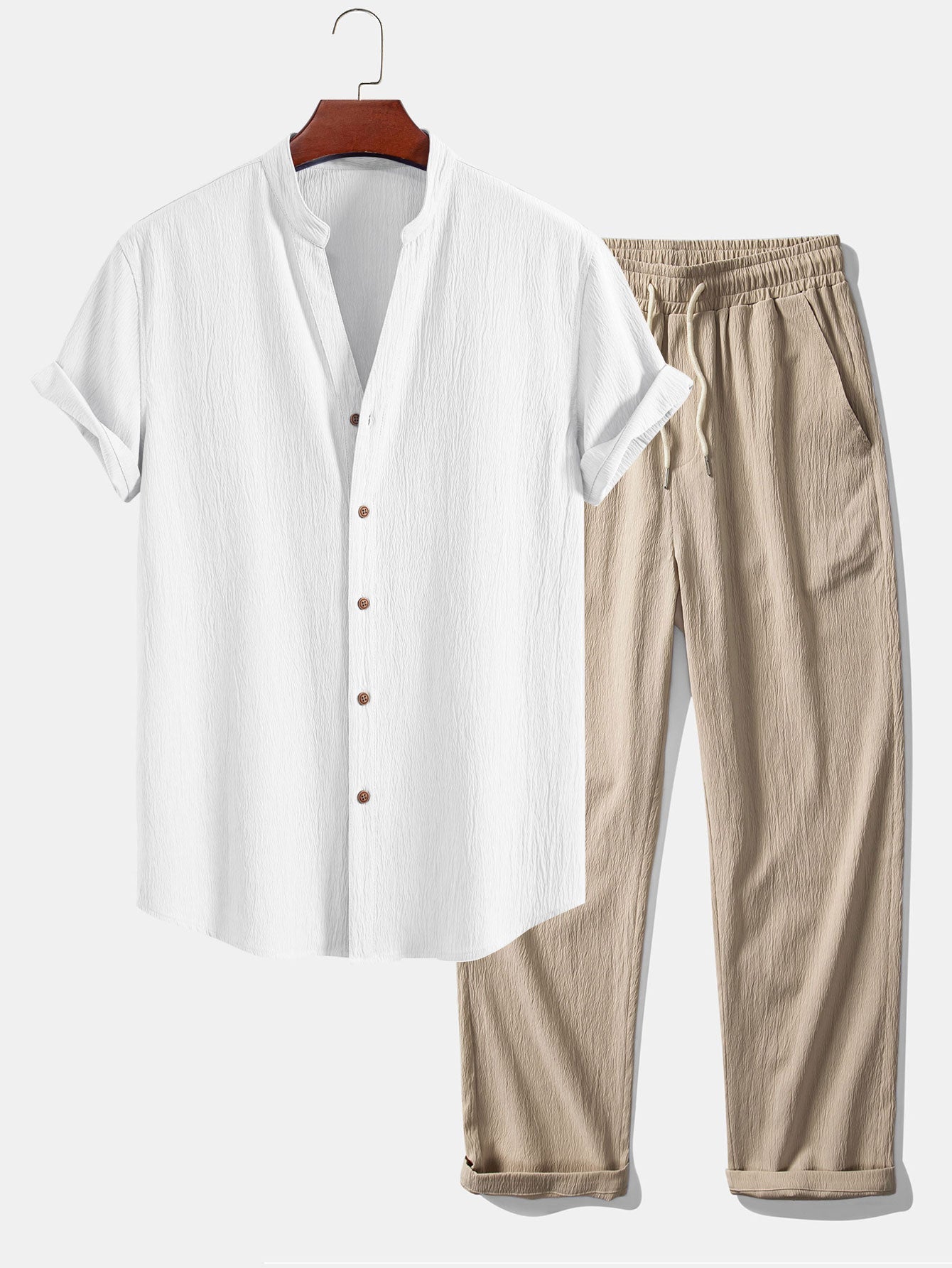 Ensemble SORRENTO - Blanc et beige